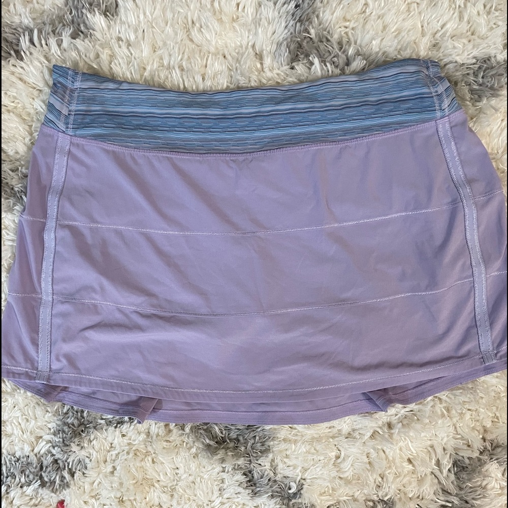Lululemon size 12 violet tennis skirt